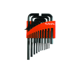 25pce Hex Key Set Af & Met