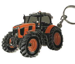 Metal Tractor Key Ring