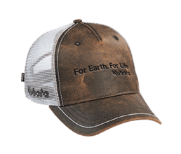 Oil Leather Look Cap