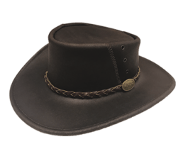 Oiled Leather Cattlemans Hat