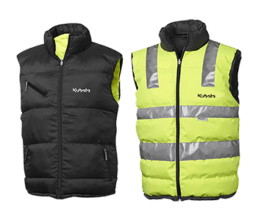 Reversible Hi Vis Puffer Vest