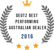 Deutz Best Performing Australian Dealer 2016